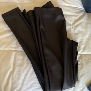 Express faux leather leggings